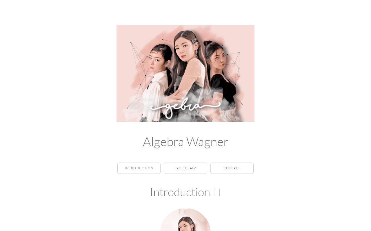 Carrd profile picture for @algebra